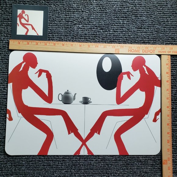 Retroneu Design Studio 225 Placemat & Coaster Set Retro Chic Made in Italy (2) - Picture 7 of 13